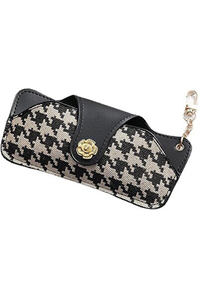 GENERAL Soft Leather Sunglasses Bag, Portable Slim Travel Sunglasses Holder, ...
