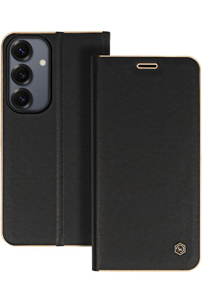 Wonder Δερμάτινη Μαύρη Πίσω Θήκη (Redmi Note 13 4G)
