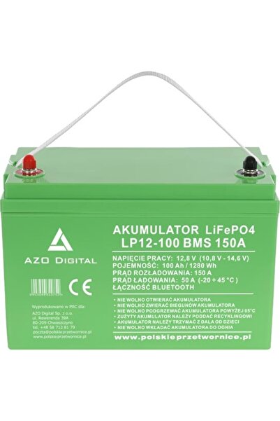 AZO DIGITAL LiFePO4 LP12-100 12.8V 100Ah baterie Bluetooth (AZO00D1335)