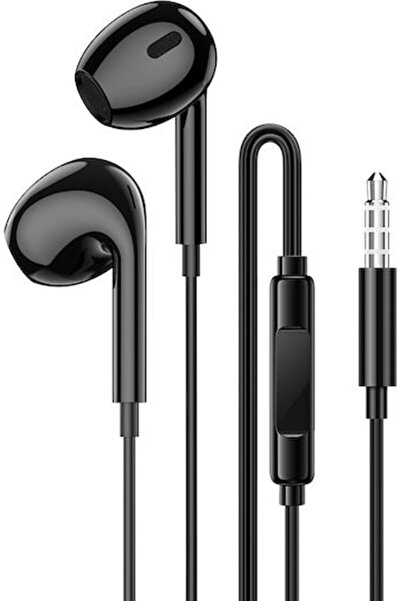 Borofone Bm100 Max Fuente Ενδοωτικά Ακουστικά Handsfree με Βύσμα 3.5mm Μαύρο