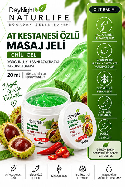 Naturlife At Kestanesi Özlü Masaj Jeli (Chili Gel) 20 ML