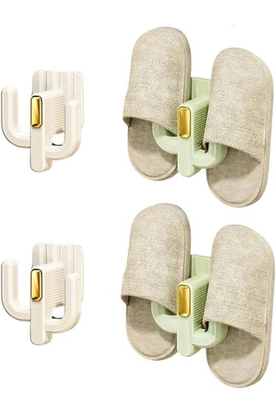 ALMEKAQUZ 4 PCS Wall Mounted Shoe Rack,Hanging Organizer Storage