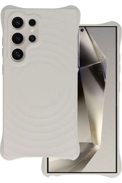 tel protect Πίσω Κάλυμμα Σιλικόνης Γκρι (Galaxy S24 Ultra)