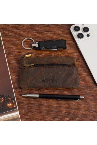 Beltimore Etui mare din piele vintage pentru chei