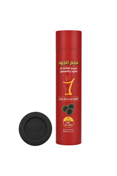 Ajoodcoal Fast-ignition charcoal for incense and molten from jude coal - 15 t...