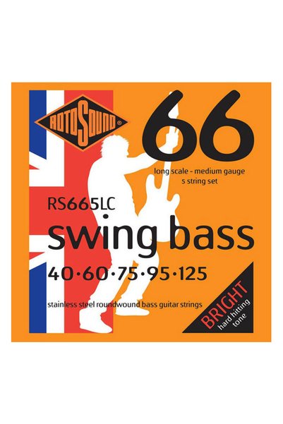 Rotosound RS665LC Swing Bass 40-125 - Σετ χορδών για ηλεκτρικό μπάσο 5 χορδών