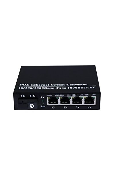 OEM Switch POE 4GE + 1 port optic tip B Gigabit