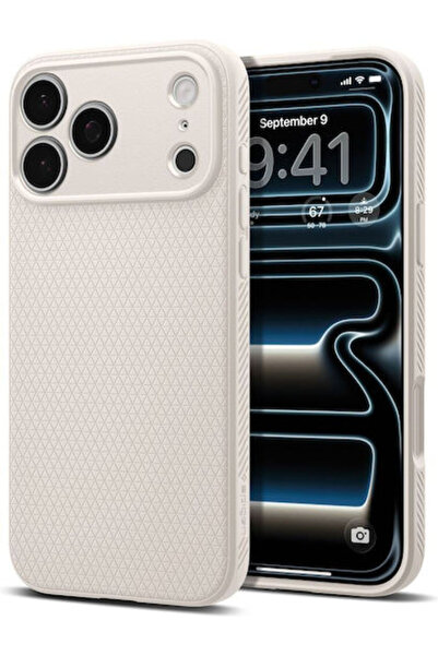 Spigen Liquid Air Πίσω Κάλυμμα Σιλικόνης Τιτανίου iPhone 18 Pro / 17 Pro Κωδι...