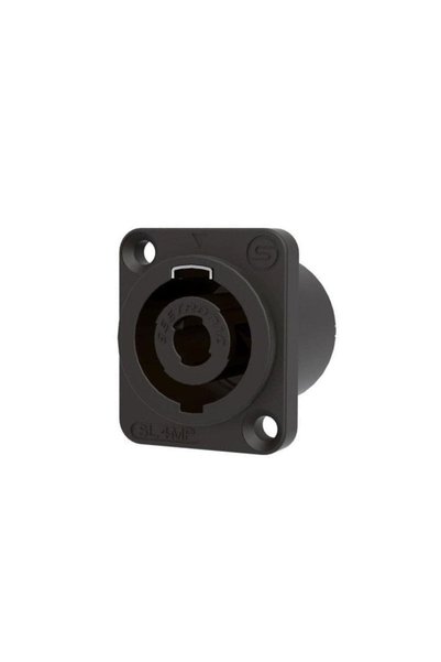 SEETRONIC SL4MP - Speakon Σύνδεσμος Σασί 4-Πολικός 30Α RMS, Μαύρο