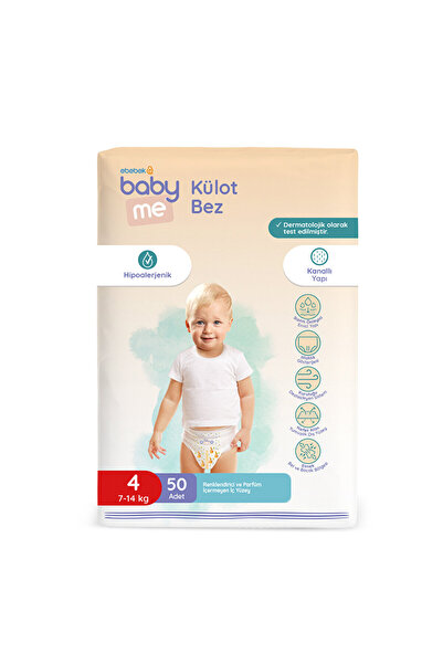 Baby&Me baby me Külot Bez Maxi 4 Numara 7-14 kg 50 Adet