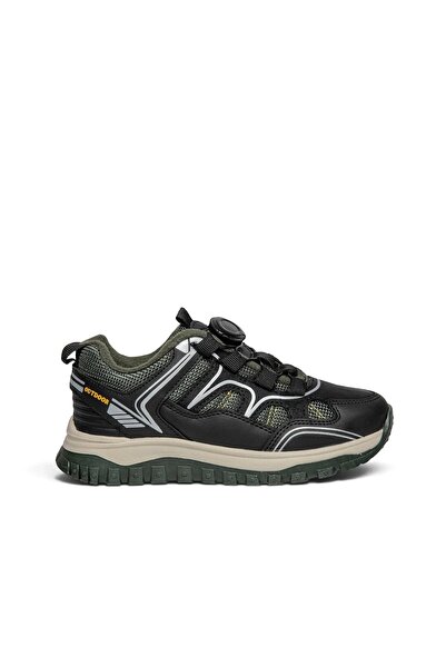 Tuğba Ortopedi 027 Orthopedic Boys' Khaki Water-Resistant Outdoor Shoes