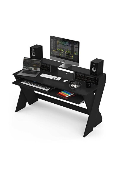 Glorious Sound Desk Pro Μαύρο - Επαγγελματικό Έπιπλο Στούντιο Εργασίας σε Μαύ...