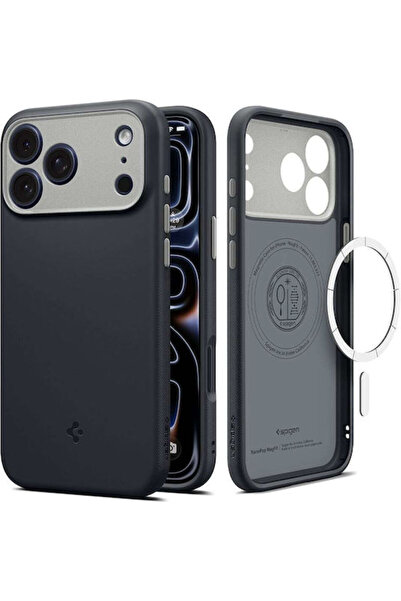 Spigen Νάνο Ποπ Μάγκσεϊφ Πίσω Κάλυμμα Σιλικόνης Μαύρο Σησάμι (iPhone 18 Pro /...