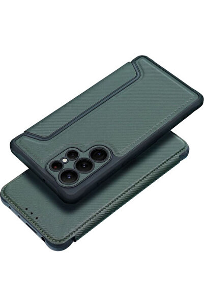 OEM Samsung A57 5g Σκούρη Θήκη Βιβλίου από Συνθετικό Δέρμα / Σιλικόνη Πράσινο...