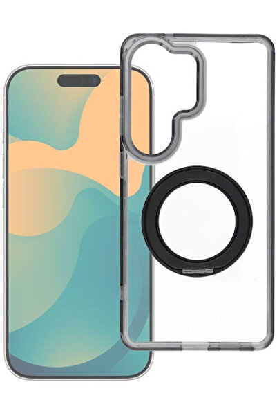 OEM Θήκη Samsung S26 με Κυκλική Βάση Στήριξης, Συμβατή με Magsafe, Μαύρη