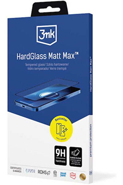3MK Ματ Σκληρυμένο Γυαλί Πλήρους Κάλυψης (Apple iPhone 18 Pro Max)