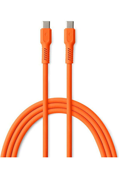 Colorum Καλώδιο USB 2.0 USB-C Αρσενικό - USB-C 60W PD Πορτοκαλί 1.8μ