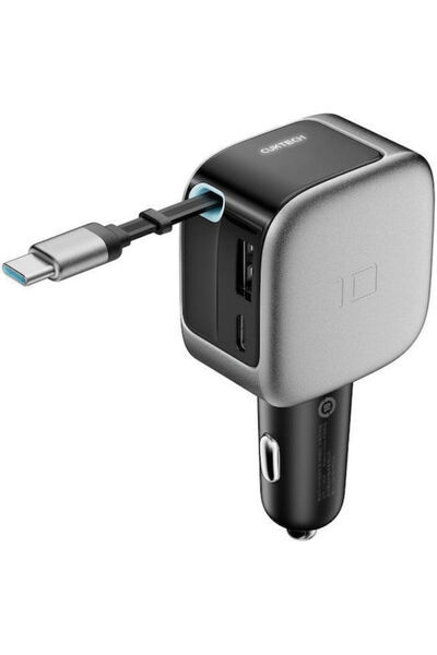 Cuktech Φορτιστής Αυτοκινήτου 100W 9.5A με Θύρες 1xUSB-A 1xType-C, με Καλώδιο...