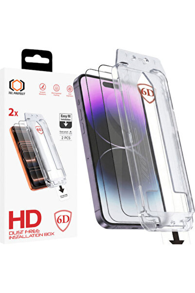 tel protect 2.5D Πλήρους Κόλλησης Ματ Πλήρους Κάλυψης Σκληρυμένο Γυαλί 2 Τεμά...