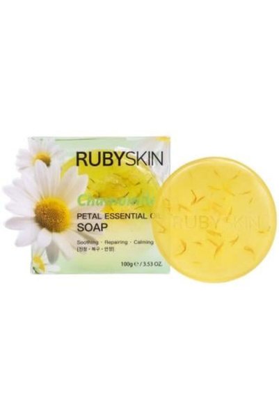 RUBYSKIN صابونة زيت البابونج لتهدئة وترميم البشرة من روبي سكن - 100جرام