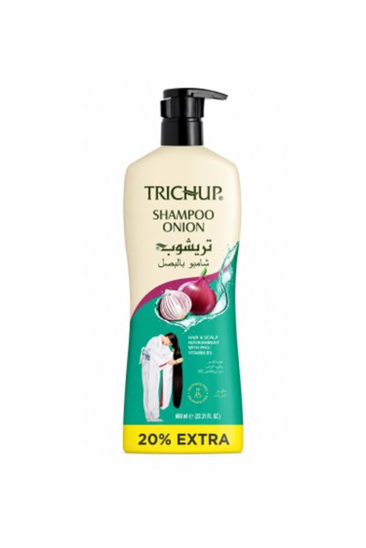 Trichup شامبو بالبصل لتغذية الشعر الضعيف والمتساقط وفروة الرأس من تريشوب - 66...