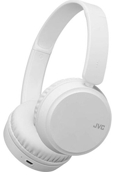JVC HA-S35BT Ασύρματα ακουστικά κεφαλής Bluetooth με 17 ώρες λειτουργίας, Λευκά