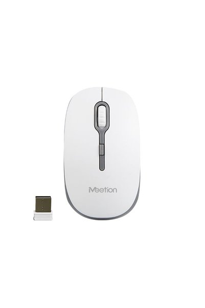 MeeTion MT-R547 2.4G Λευκό/Γκρι - Ασύρματο ποντίκι γραφείου
