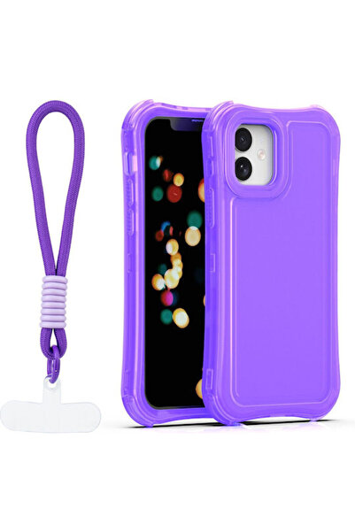 Telforceone Μωβ Θήκη Πλάτης Σιλικόνης (iPhone 12 / 12 Pro) Κωδικός: GSM275738