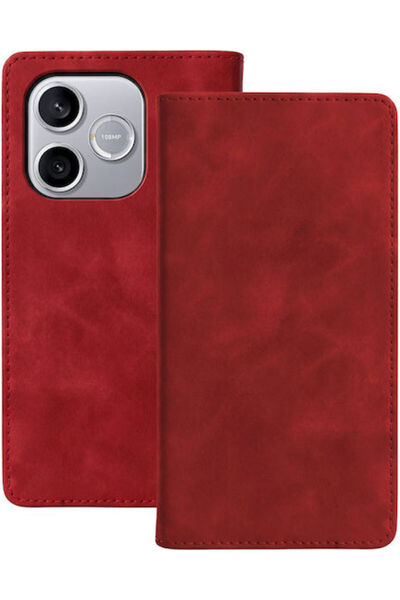 OEM Έξυπνη Θήκη Σουέτ Honor 600 Lite Βυσσινί