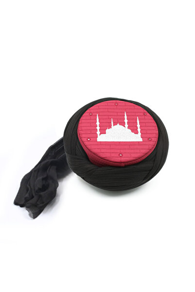 SARIKHANE YÜKSEK TEKNOLOJİ MAKİNE SARIMI Cami Sarigy - Black Fabric - Burgund...