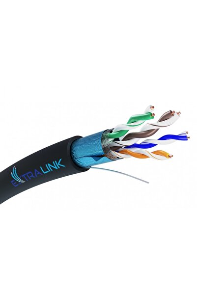 Extralink Cablu FTP Cat5e Extralink, 100m