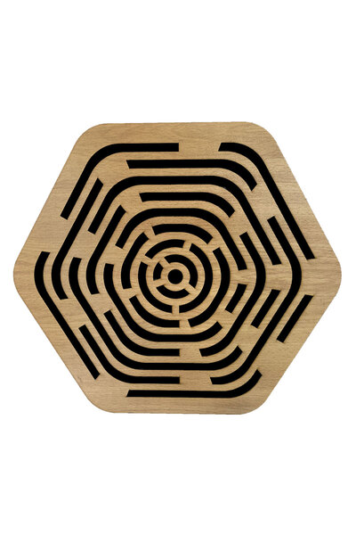 Proacoustics iZiSound Hexa Wood Maze - Επιτοίχιο ακουστικό πάνελ 50 χιλιοστά,...