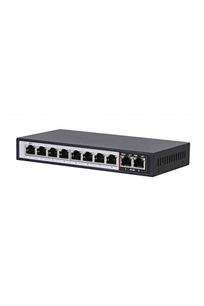 Extralink PERSES |   Switch PoE |   8x Gigabit PoE/PoE+, 2x RJ45 Uplink Gigab...