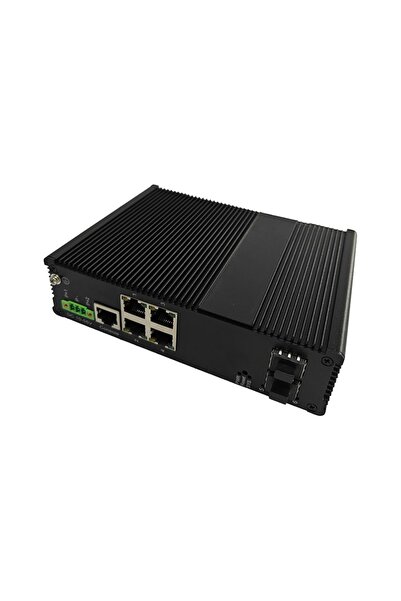 OEM Switch Industrial POE 4 Porturi Rj45 Gigabit + 2 Porturi SFP Gigabit Cu M...