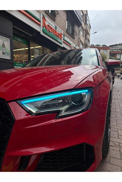 ARKT STİCKER Audi A3 8V Makyajlı Kasa Gündüz Led 2016-2020 Mavi