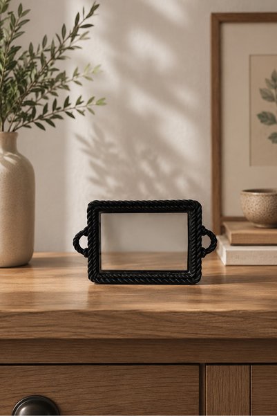 Ludo Store Velmio 6-Piece Rectangular - Patterned Coffee Presentation Tray
