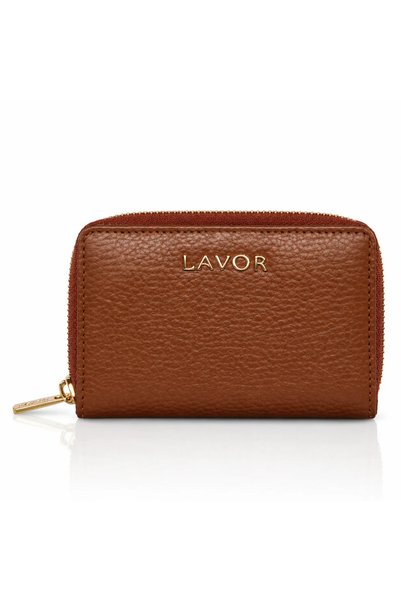 Lavor Μικρό Δερμάτινο γυναικείο πορτοφόλι 1-6081 Μόκα