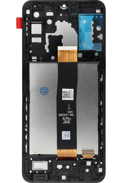 OEM Οθόνη Fixcell με μηχανισμό αφής και πλαίσιο για Samsung A32g Μαύρο