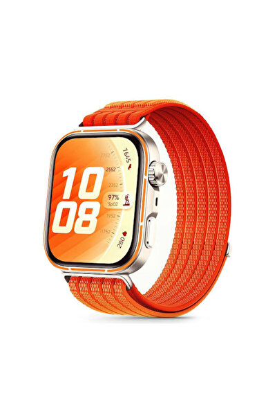 Tech-Protect Λουράκι από ύφασμα νάιλον Πορτοκαλί Huawei Watch Fit 3 / 4 / 4 P...