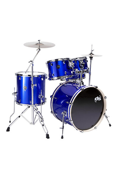 ds DRUM DSX Ηλεκτρικό Μπλε Σπάρκλ Στέιτζ - Σετ Τυμπάνων 22 ιντσών με Πλήρη Εξ...