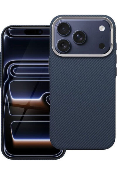 OEM Θήκη iPhone 14 Pro Max Κέβλαρ Συμβατή με Magsafe Μπλε