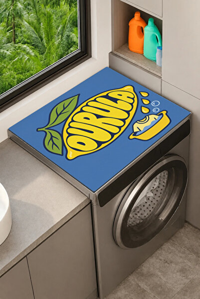 Valerine Life Clothes Dryer Top Organizer Mat Liquid-Proof Cover Lemon Durula