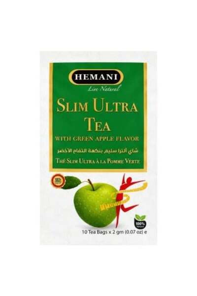 HEMANI Ultra Slimming Green Apple Flavored Tea from - 10 x 2 grams