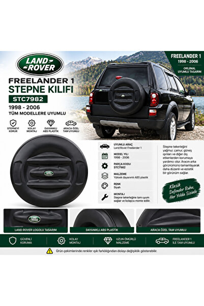 Land Rover Freelander 1 Stepne Kılıfı Siyah 1998-2006