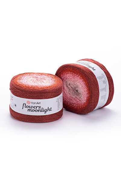 Yarnart Flowers Moonlight Pamuklu Simli Degrade El Örgü İpi 260 gr 1000 m - 1...
