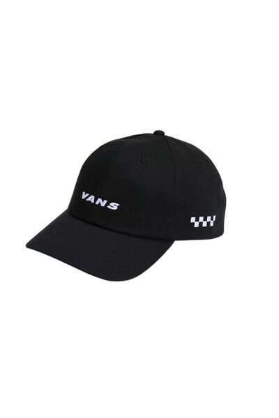 Vans CHECK SIDE CURVED BILL JOCKEY VN000QA6BLK-BLK Μαύρο