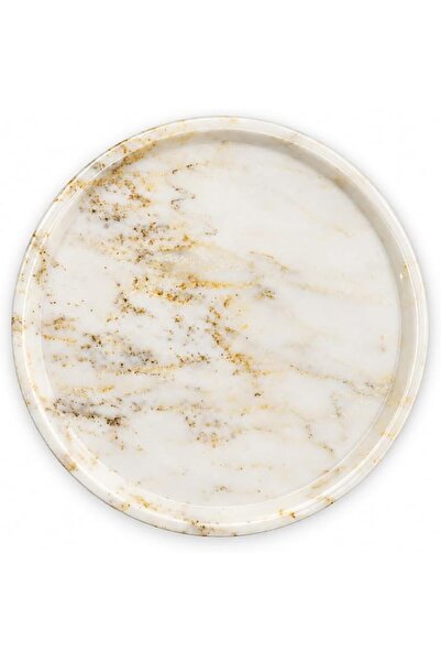 GENERAL Marmore Natural Marble Bathroom Tray for Perfume, Candles, Jewelry St...