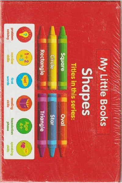 Jarir Bookstore My Little Books: Shapes (Pack of 6 Hardboard Books / Library ...