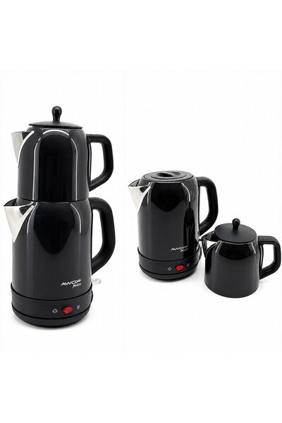 AWOX Fresco Elektrikli Çay Makinası 1.7LT 1.2LT 2200W 2İN1 Çaycı 360° Dönebil...