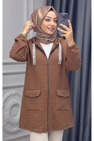 Ebrarengiz Moda KAPİTONE KADIN KAP CEKET